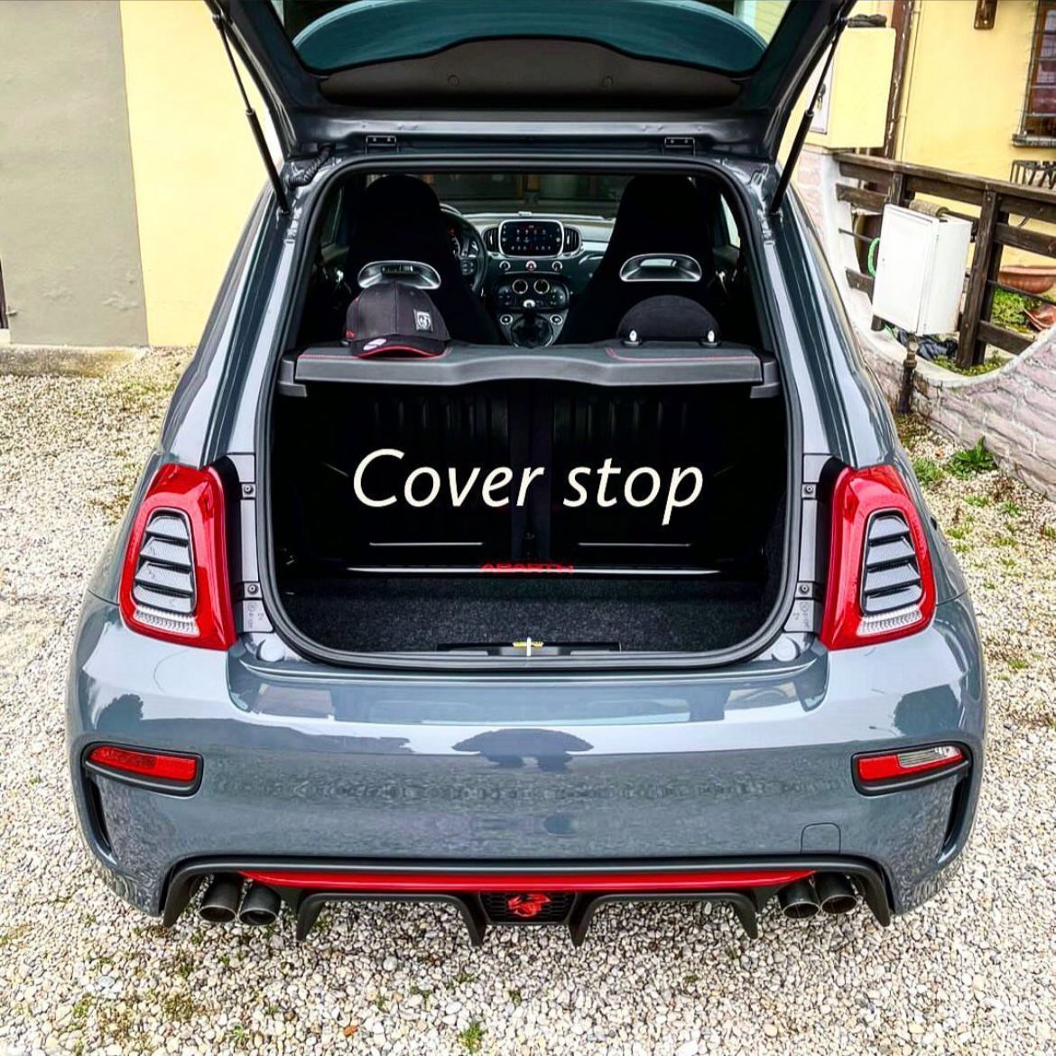 Prese d'aria deflettori cover stop posteriore per Fiat 500 Abarth 595, coppia accessori aerodinamici tuning auto look sportivo