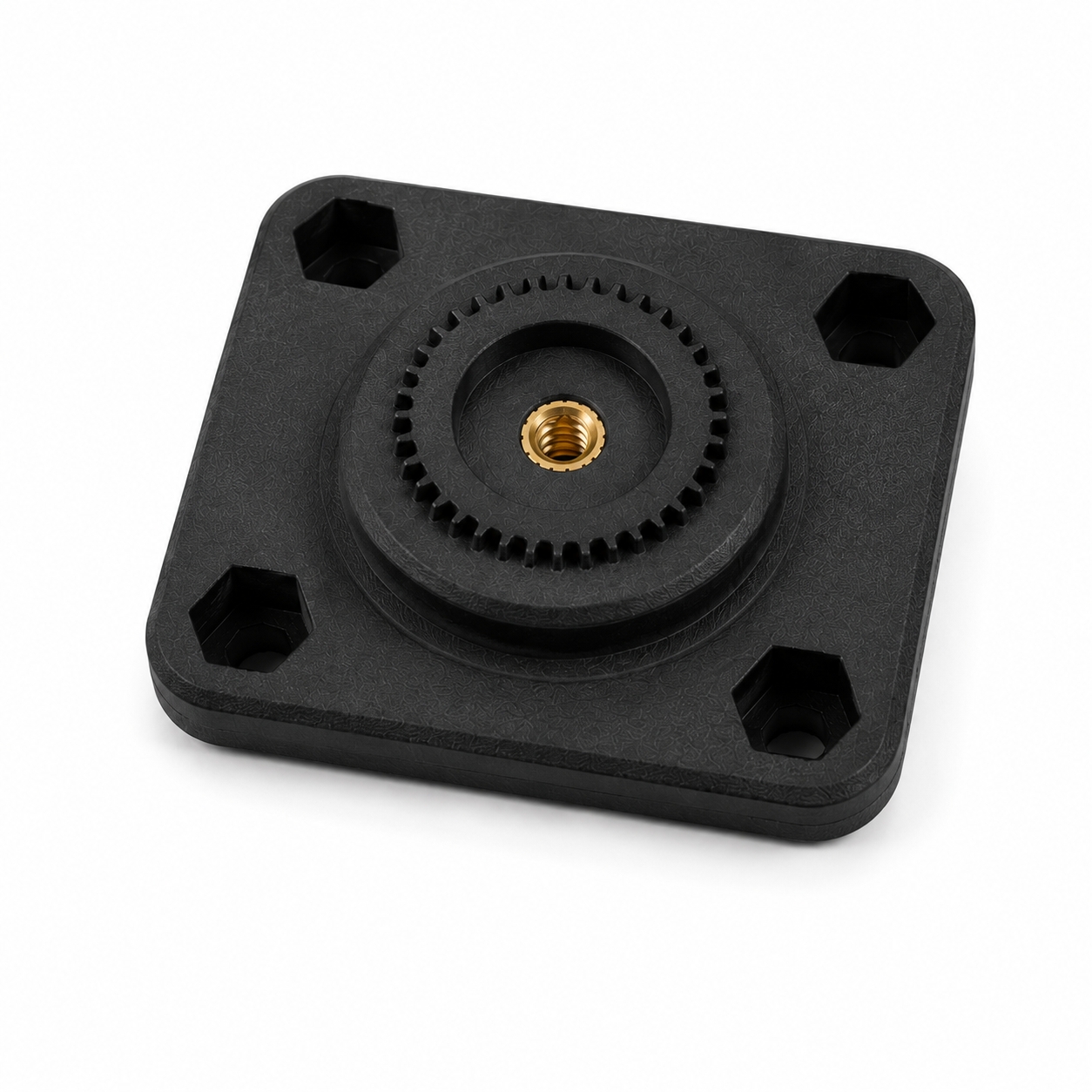 Base per Quad Lock 360 – Rettangolo Piatto a 4 Fori in PA12