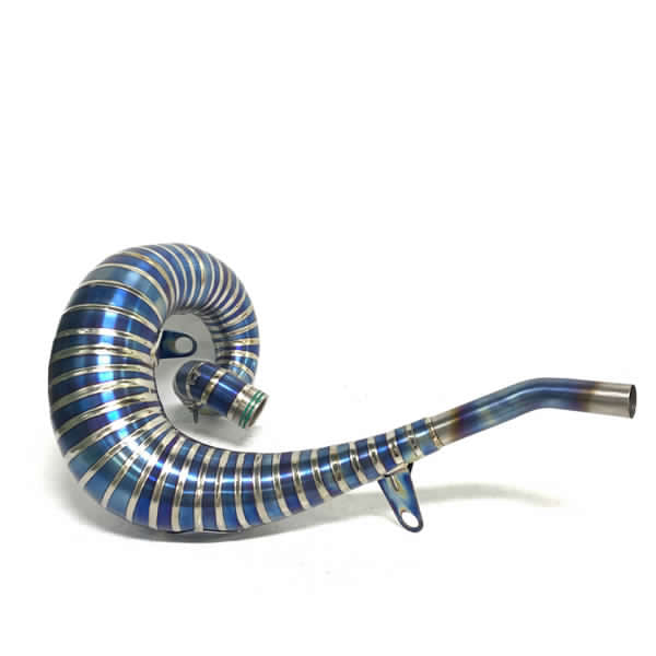 Tubo di Scarico in Titanio per KTM Husqvarna GasGas 250SX 300XC TE300 (2019-2023), Scarico 2 Tempi Leggero e Resistente per Off-Road