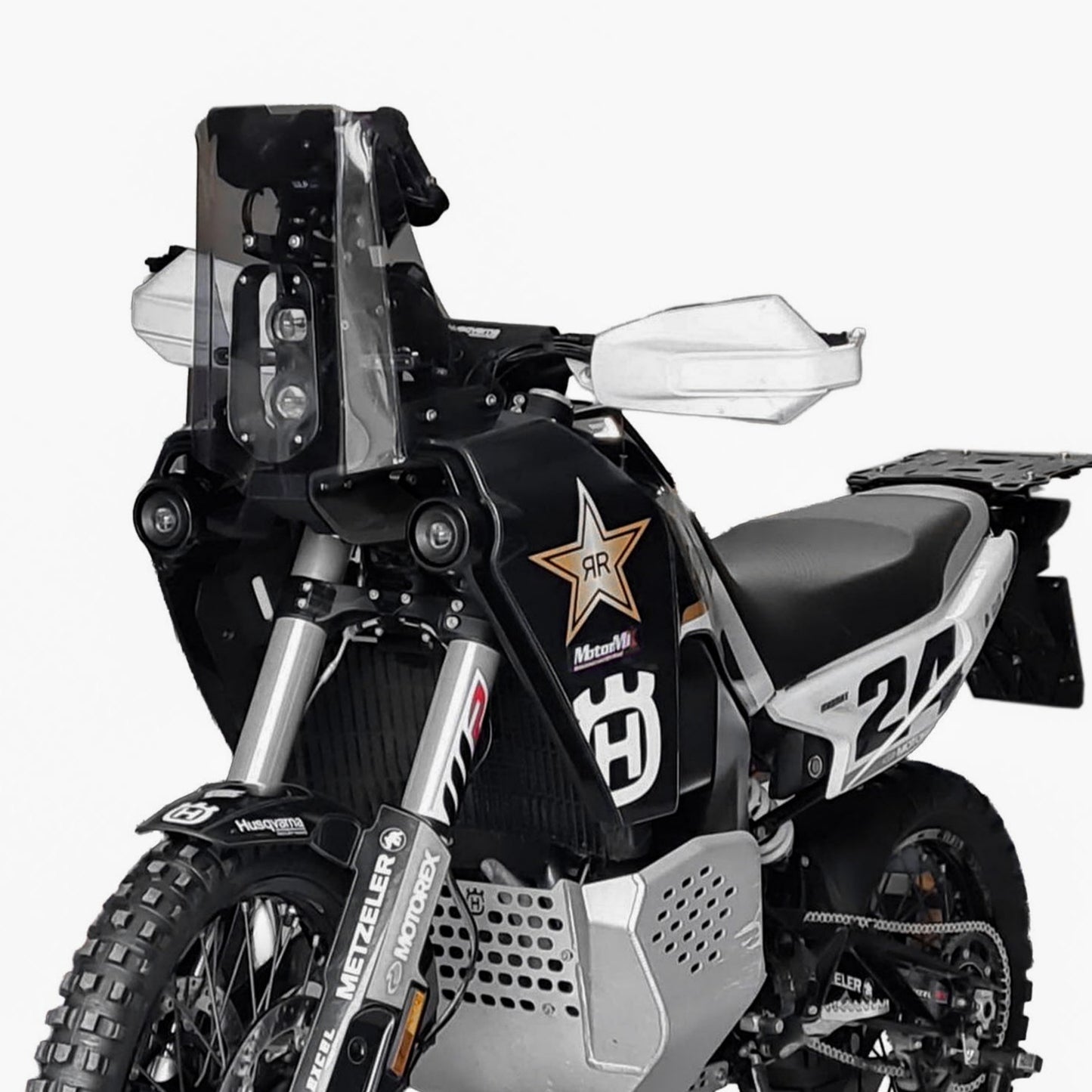 Torretta in carbonio Rally per Husqvarna Norden 901 – Massima Stabilità e Funzionalità per l’Avventura