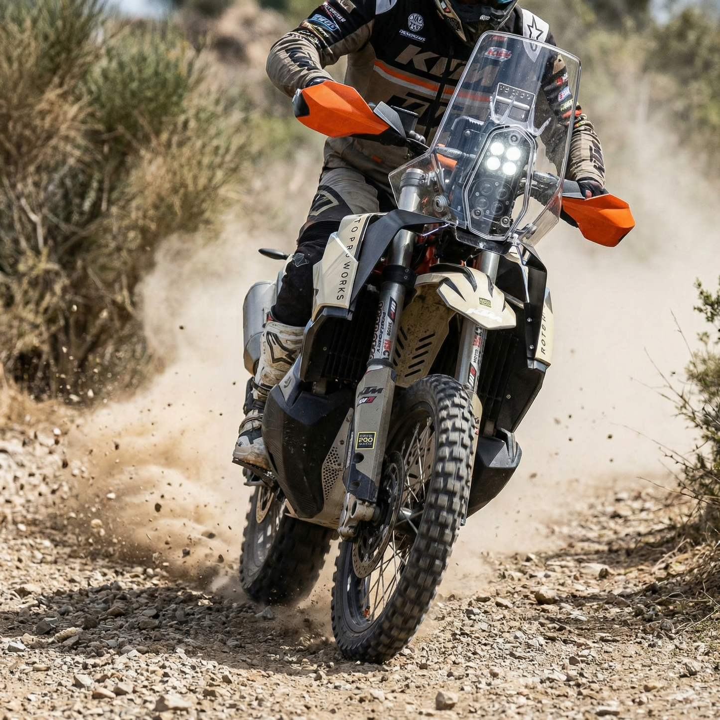 Torretta in carbonio  Rally per KTM 790/890 – Massima Stabilità e Funzionalità per l’Avventura