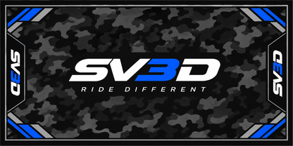 Tappeto Moto SV3D CAMO 100×200 – Pit Mat Motocross, Enduro & Paddock