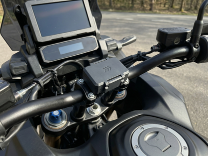 Supporto Telepedaggio MooneyGo e Telepas  Slim per Moto – Fissaggio Manubrio o Cruscotto