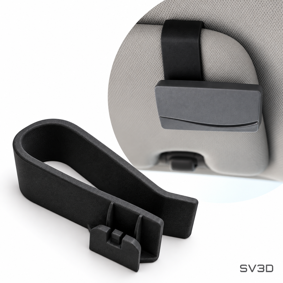 Clip Aletta Parasole per Telepass – Supporto Auto per Tessera Telepedaggio