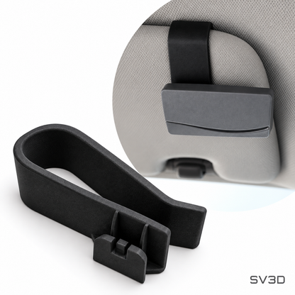 Clip Aletta Parasole per Telepass – Supporto Auto per Tessera Telepedaggio