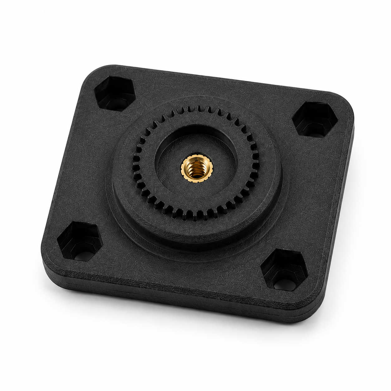 Base per Quad Lock 360 – Rettangolo Piatto a 4 Fori in PA12