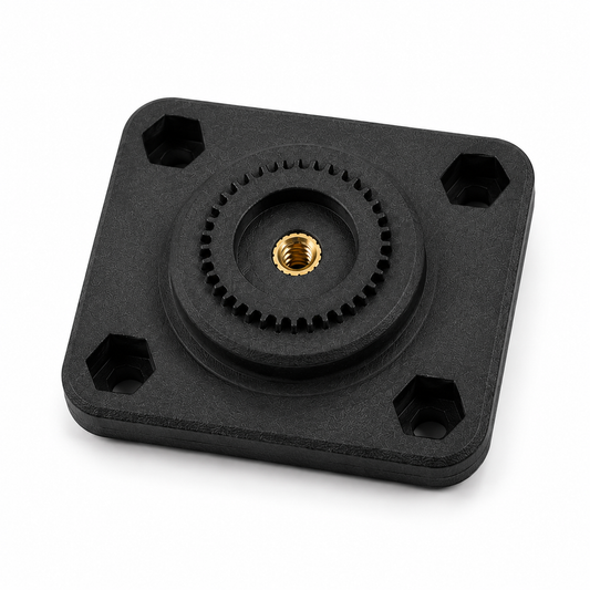 Base per Quad Lock 360 – Rettangolo Piatto a 4 Fori in PA12