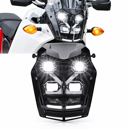 Faro LED per Yamaha Ténéré 700 Rally World – DRL | Omologato E24 E-Mark DOT (2019–2024)