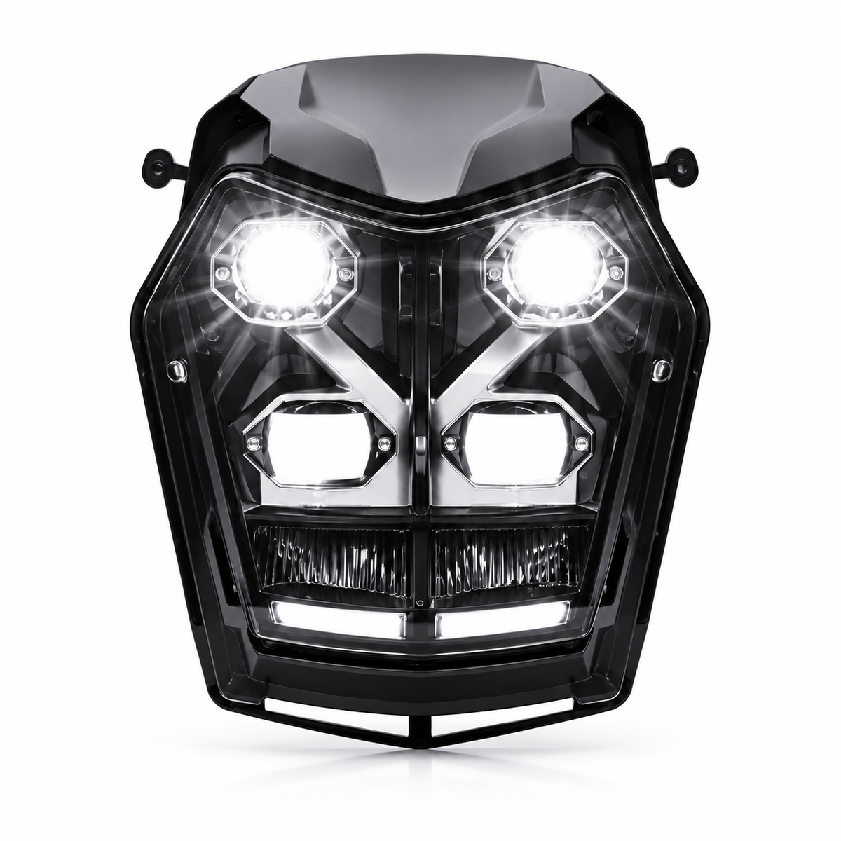 Faro LED per Yamaha Ténéré 700 Rally World – DRL | Omologato E24 E-Mark DOT (2019–2024)