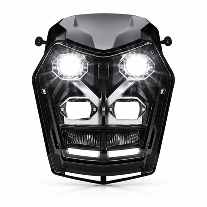 Faro LED per Yamaha Ténéré 700 Rally World – DRL | Omologato E24 E-Mark DOT (2019–2024)