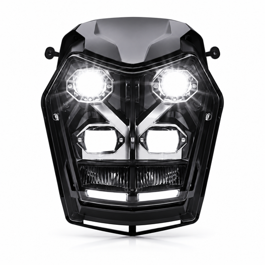Faro LED per Yamaha Ténéré 700 Rally World – DRL | Omologato E24 E-Mark DOT (2019–2024)