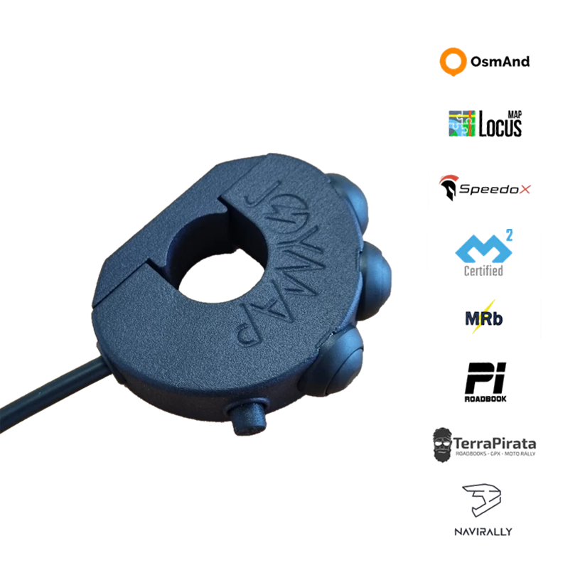 Pulsantiera Bluetooth JOYMAP per Tablet e Smartphone Controllo Remoto Universale iOS Android Gaming Navigazione Multifunzione