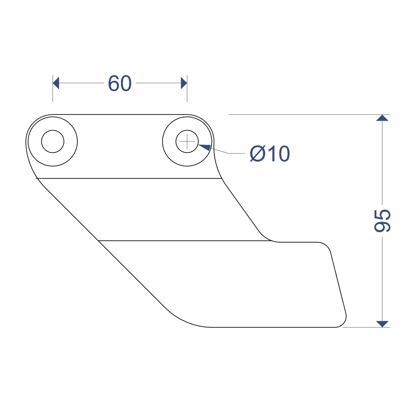 Protezione Pattino Guida Catena Honda Transalp 650 (2000-2004) | Ricambio Resistente