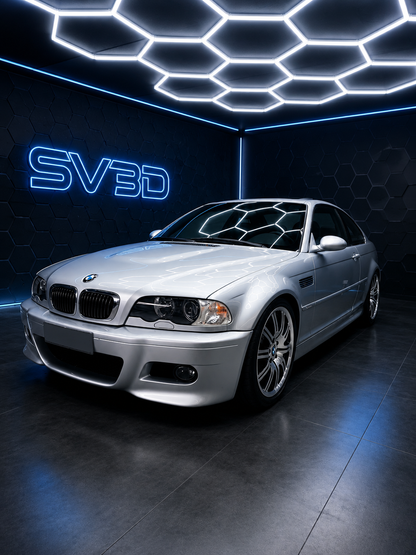 Honeycomb Garage Car Detailing Lighting – Maximum Brightness and Exclusive Design