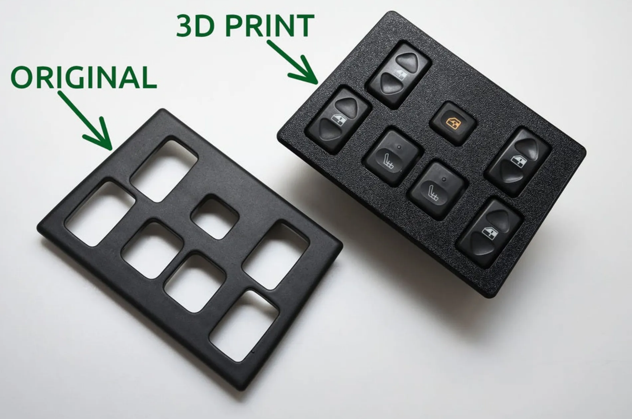 Pulsantiera Centrale per Interruttori Finestrini Land Rover Discovery 2 TD5 – Sostituzione Perfetta e Massima Affidabilità
