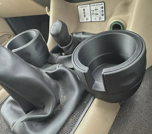 per Land Rover Discovery td5 1 / 2 Set porta bicchieri per console centrale nero