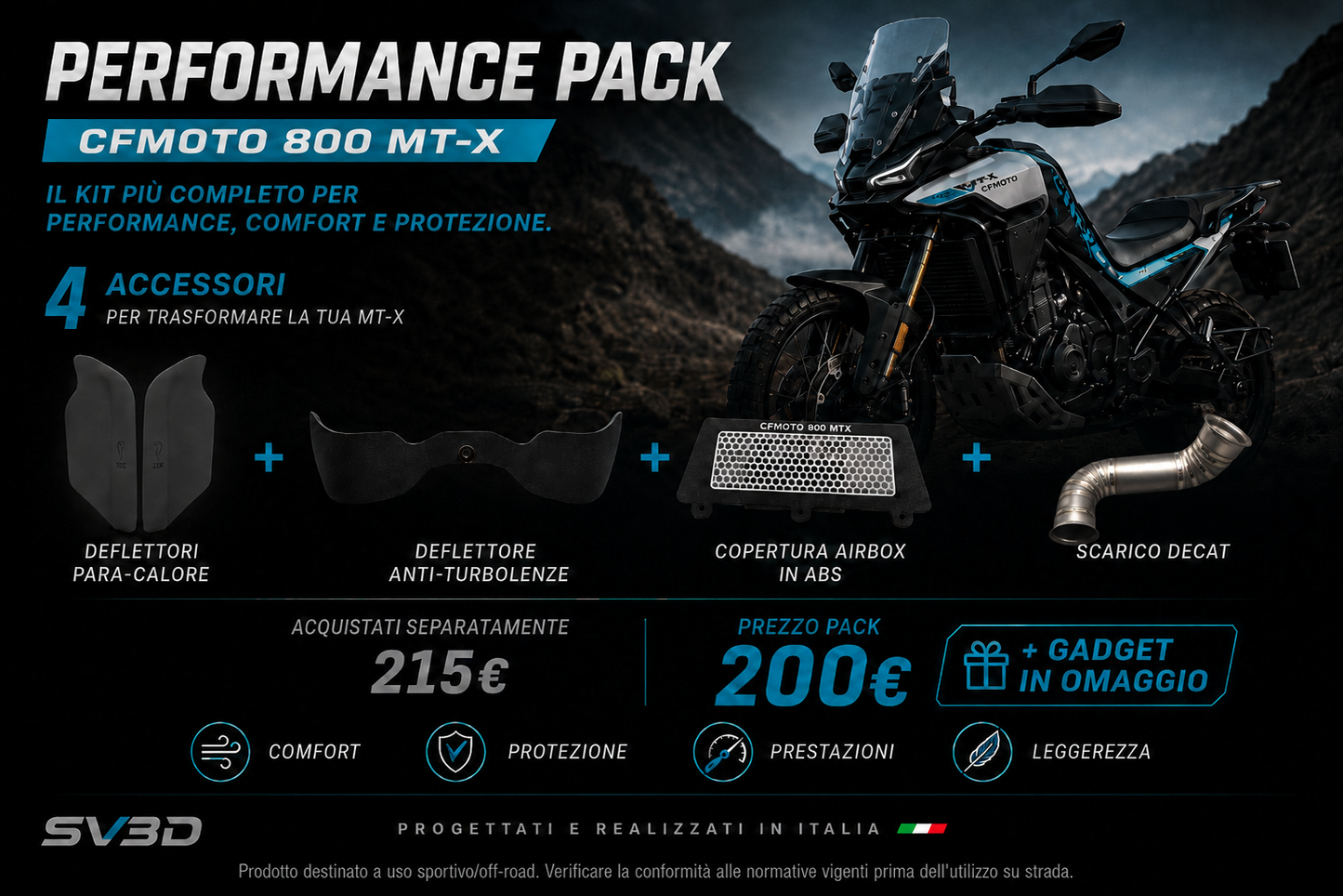 COMFORT PACK CFMOTO 800 MT-X