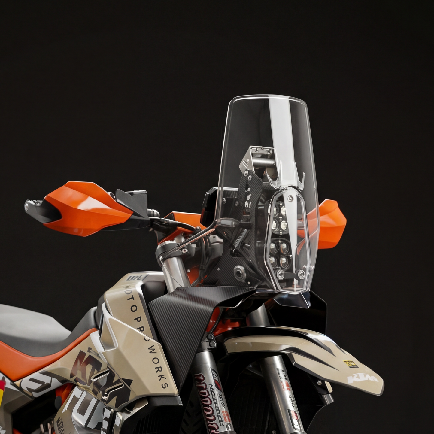 Torretta in carbonio  Rally per KTM 790/890 – Massima Stabilità e Funzionalità per l’Avventura