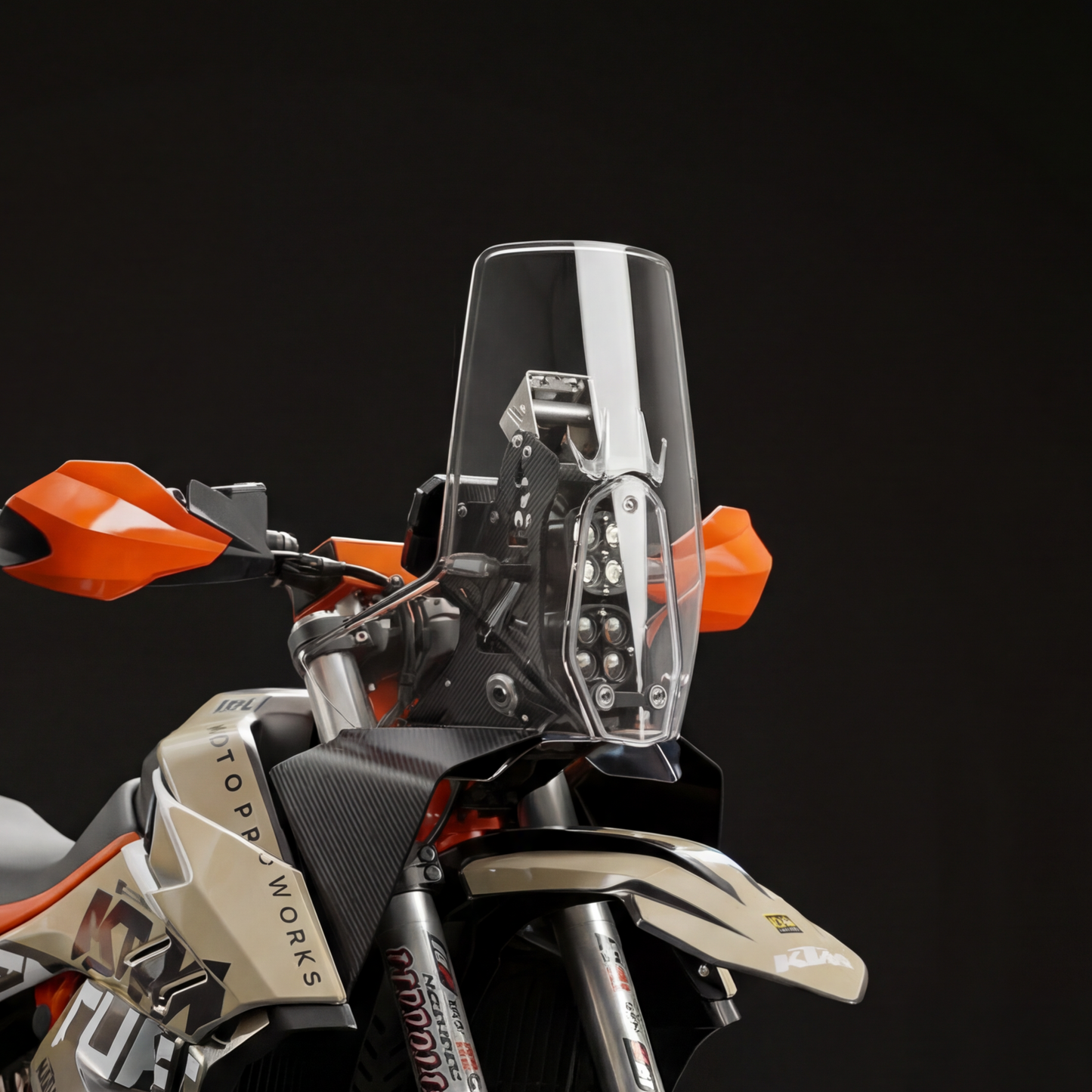 Torretta in carbonio  Rally per KTM 790/890 – Massima Stabilità e Funzionalità per l’Avventura