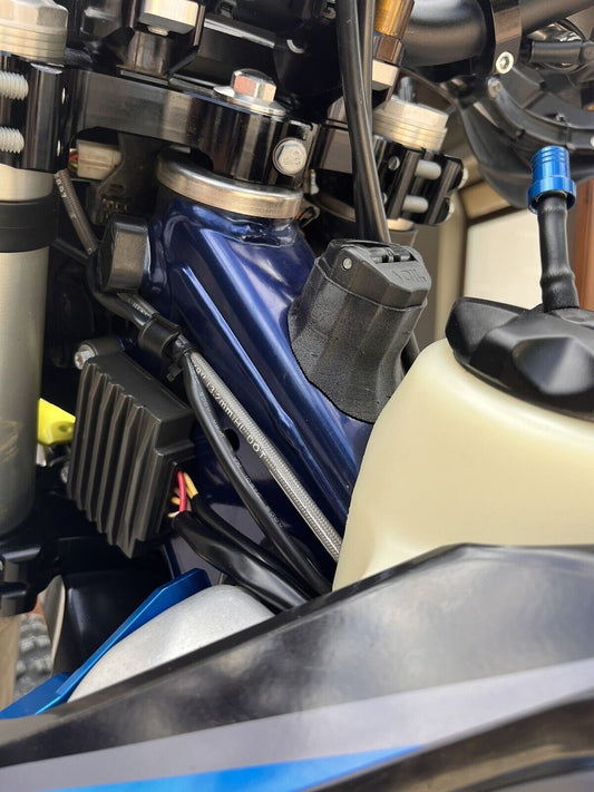 Protezione Serratura Blocca Sterzo GasGas (2021-2025) in Gomma, Cover Antipolvere e Antiurto per Moto Offroad e Motard, Accessorio Resistente e Flessibile
