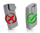 Clip Aletta Parasole per Telepass – Supporto Auto per Tessera Telepedaggio