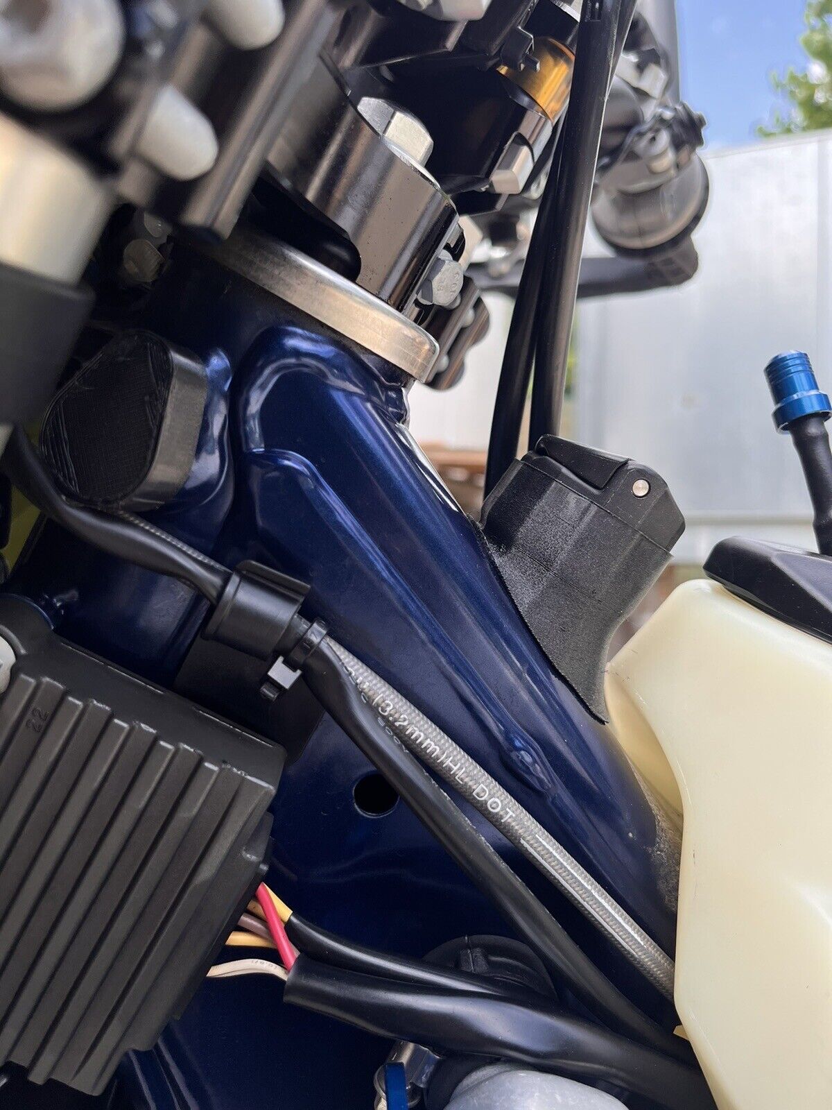 Protezione Serratura Blocca Sterzo GasGas (2021-2025) in Gomma, Cover Antipolvere e Antiurto per Moto Offroad e Motard, Accessorio Resistente e Flessibile